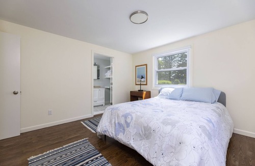Jamestown House | Home Downtown with Private Yard and Pool