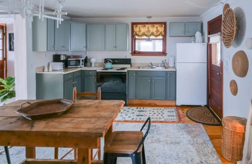 Winooski Falls Mill District Apartment | Hot Tub | Bohemian Bungalow | Restaurants + Shops