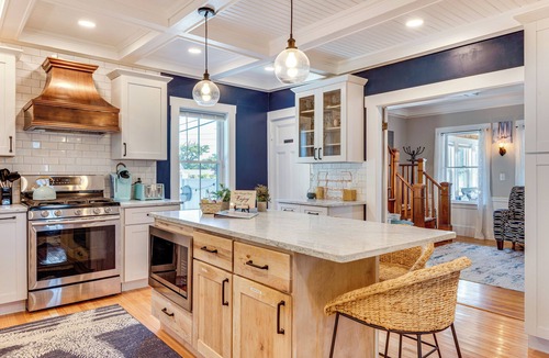 Wells House | Hot Tub & Fireplace: Coastal Getaway in Maine
