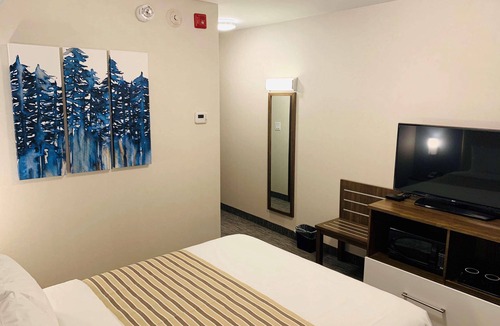 Northeast Mississauga Hotel | Hotel Chandni Victoria Queen sized room