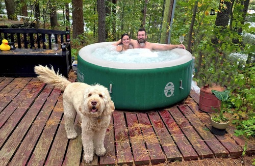 Brantingham Boat Rental | House Boat on Grant Island w/HotTub and E-Boat