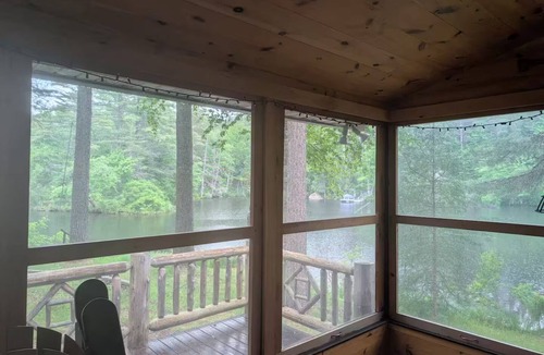 Rainbow Lake House | Idyllic Waterfront Adirondack Camp with Fireplace