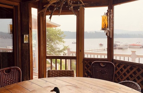 Schroon Lake House | In-Town Lakefront-The Apple Tree Lodge, Unit 1