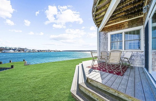 Greenport West House | Incredibly Unique waterfront townhouse w stunning views from every room. Pvt