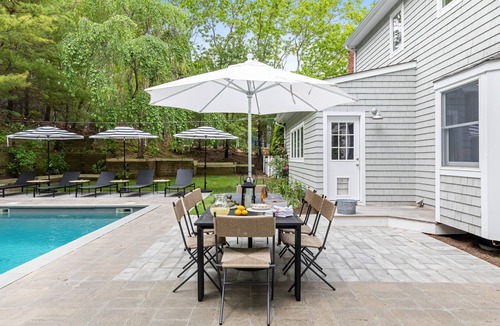 Noyack House | Island View Manor-Secluded, Pool Hot, Tub