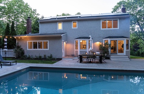 Noyack House | Island View Manor-Secluded, Pool Hot, Tub