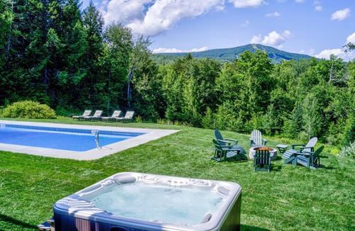 Stratton and Bromley Ski Areas House | July and August available! Luxury 9BRs Stratton Estate. Swimming pool with Views