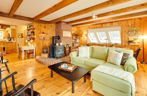 Lyman House | Kennebunk Pond Waterfront Lyman Home w/ Deck, Dock
