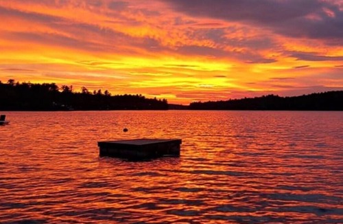 Sanbornville House | Lake front home on Lovell Lake for Ice Fishing and Skimobiling
