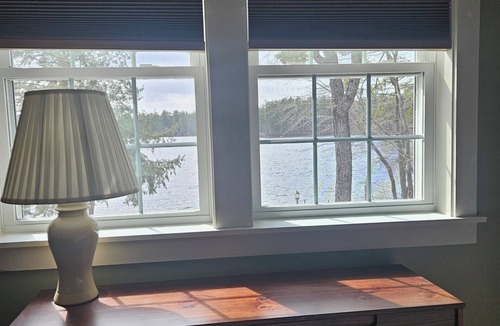 Denmark House | Lakefront 3 bedroom 2 bath on Moose Pond Sunset Views Private Dock Denmark Maine