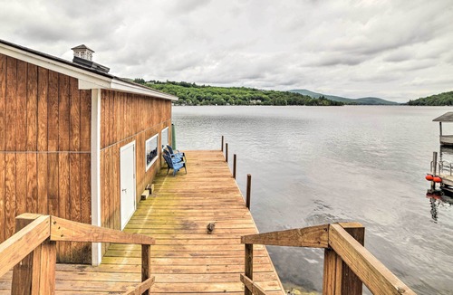 Alton Bay House | Lakefront Alton Bay Retreat w/Dock Near Beaches!