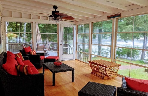 Weare House | Lakefront Cottage on Peaceful Horace Lake