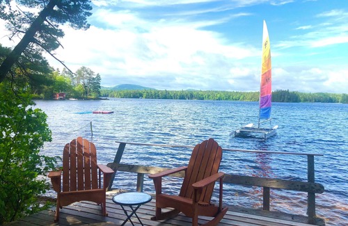 Center Conway Cottage | Lakefront Cottage with Gorgeous Views