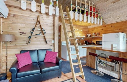 Oakland Cabin | Lakefront home on McGrath Pond - once featured on Maine Cabin Masters