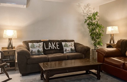 Mariaville House | Lakefront home with firepit, deck, seasonal lake access, fast WiFi, grill, views