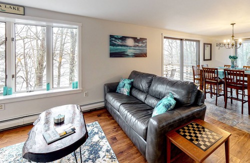 North Vassalboro House | Lakefront home with water-view deck, kayaks, gas grill, & washer/dryer - dogs ok