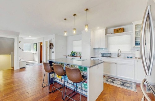 Malletts Bay House | Lakefront house, mountain views, hot tub, kayaks, floating dock, fireplace, bbq