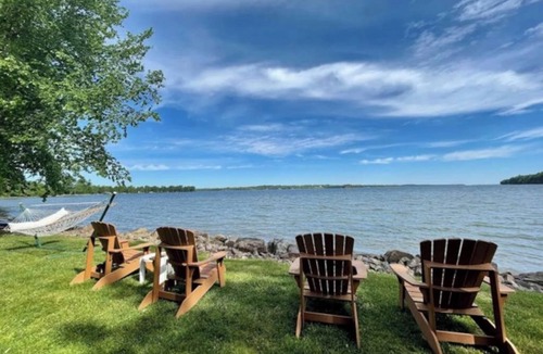 South Hero House | Lakefront retreat with kayak, dock, Adirondack chairs, & stellar views - dogs ok