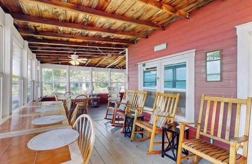 South Hero House | Lakefront retreat with kayak, dock, Adirondack chairs, & stellar views - dogs ok
