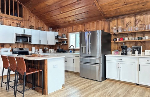 Northville House | Lakefront Sacandaga Home, Private Dock, Sleeps 15, Outdoor deck, Pet Friendly