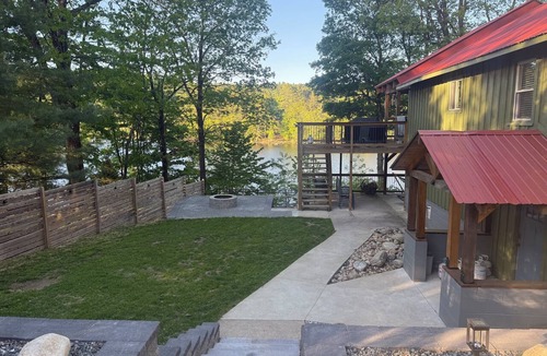Northville House | Lakefront Sacandaga Home, Private Dock, Sleeps 15, Outdoor deck, Pet Friendly