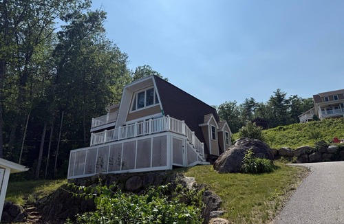 Laconia House | Lakeside A-Frame- Cozy Beach Access Retreat