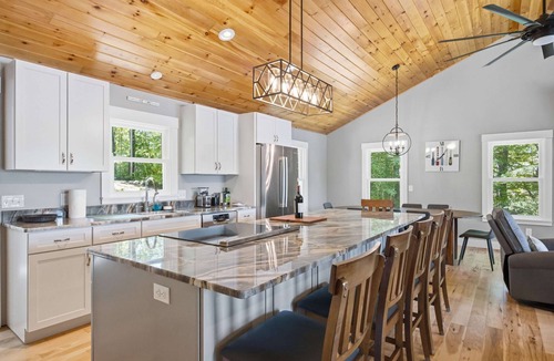 Wolfeboro House | Lakeside Escape on Crescent Lake w Sauna Fire Pit