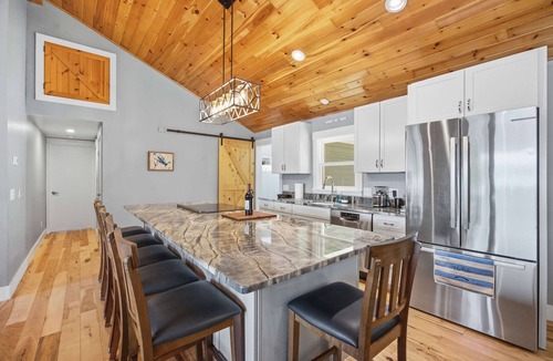Wolfeboro House | Lakeside Escape on Crescent Lake w Sauna Fire Pit