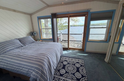 Greene House | Lakeside Retreat on Lake Sabattus - Dock, Fire Pit
