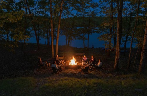 Pocono Mountain Lake House | Limited-Time Deal! Lakefront, Hot Tub, Boats