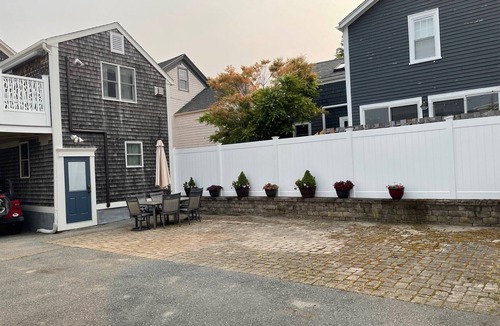 Yachting Village Apartment | LOCATION! Downtown, 2BR, Full Kitchen, Patio, off-street parking for two cars!