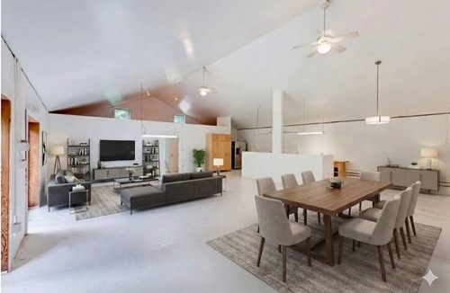 Denver House | Loft like 2BR house plus sleeping loft on 100 private wooded acres.
