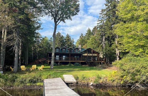 Northeast Somerset Cabin | Log Cabin On Parlin Pond