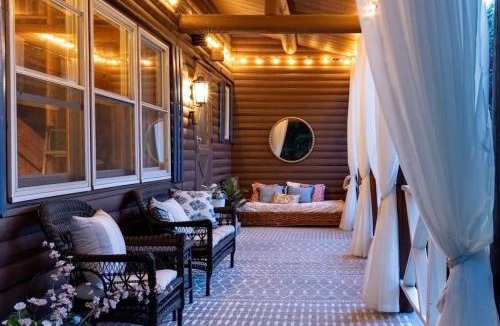 Gilford House | Look to the Mountains: Gunstock Acres Log Cabin