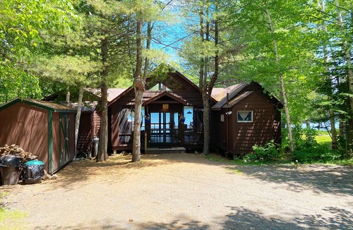 Rangeley House | Loon Camps at Waters Edge - Two cute cottages are connected by a screened porch