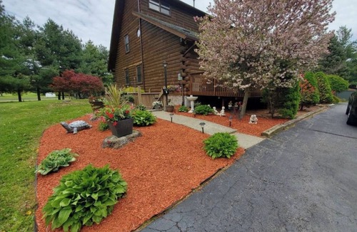Marlboro Apartment | Lower level unit in Spectacular Log Home Estate