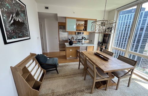 Battery Park City Apartment | Lux apartment in Battery Park City with great views, fitness room & roof deck