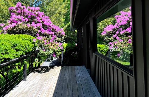 Hudson House | Luxe designer home with heated pool and views!