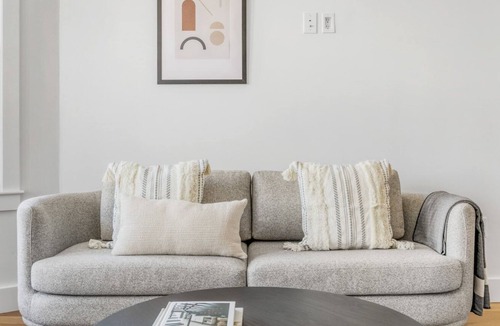 Wellington-Harrington Apartment | Luxe East Cambridge 3BR w/ W/D, in Inman Sq, by Blueground