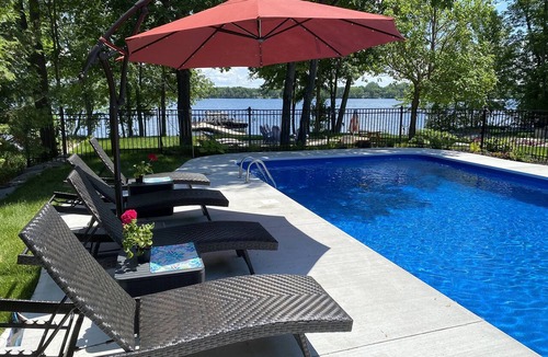 Carden House | Luxury 7000 sq ft Lakefront Home with Hot Tub, Sauna, and Pool