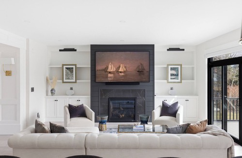 Kennebunk House | Luxury Designer Coastal Retreat | KBK | Heart of Lower Village—walk to shops, restaurants, and beaches, then unwind in your own private backyard oasis.