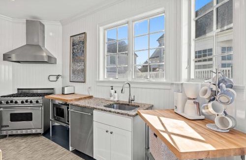 Mashpee House | Luxury Retreat w Heated Pool Large Stone Patio