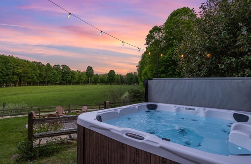 Campton House | Luxury Riverfront Home on 15+ Private Acres Hot Tub Game Room Sleeps 16