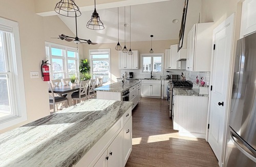 Beach Haven West House | Luxury Water-Front w/Elevator, Dock, new Patio, ~6 mins to Long Beach Island!