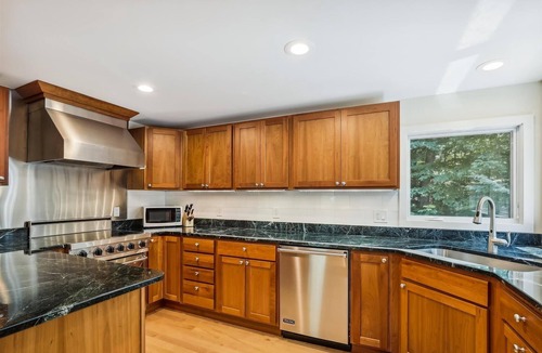 Stowe Area House | Maple House: 4 br, fireplace, a/c, hot tub, deck, community summer pool!