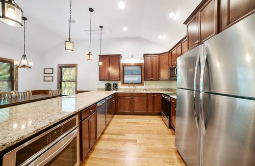 Lake Harmony Estates House | Matterhorn by PMR, 9BR Luxury A-Frame, Elevator, Hot Tub, Sleeps 28