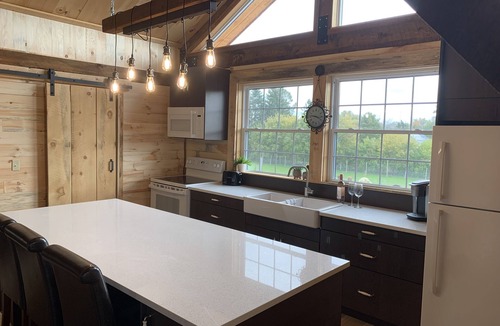 Edwardsburgh/Cardinal Cabin | Meet our adorable alpaca herd , & stay in our luxury Cabin overlooking the farm