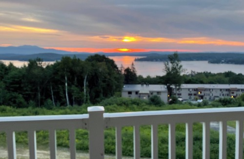 Weirs Beach Condo | Million Dollar View of Lake Winni w/Kitchenette, Balcony. Flexible check in/out