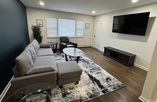 Harrison Apartment | Modern 2 Bedroom Apartment steps from Path🚉 to NYC- Better Rentals