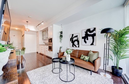 Financial District Apartment | Modern 2BR Downtown Stay Near Scotiabank Arena